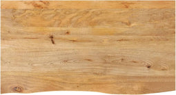 vidaXL - Tafelblad - met - natuurlijke - rand - 110x60x3,8 - cm - massief - mangohout