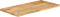vidaXL - Tafelblad - met - natuurlijke - rand - 110x60x3,8 - cm - massief - mangohout