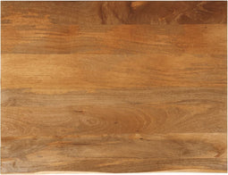 vidaXL - Tafelblad - met - natuurlijke - rand - 110x80x2,5 - cm - massief - mangohout