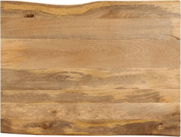 vidaXL - Tafelblad - met - natuurlijke - rand - 110x80x2,5 - cm - massief - mangohout