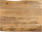 vidaXL - Tafelblad - met - natuurlijke - rand - 110x80x2,5 - cm - massief - mangohout