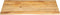 vidaXL - Tafelblad - met - natuurlijke - rand - 110x80x2,5 - cm - massief - mangohout