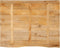vidaXL - Tafelblad - met - natuurlijke - rand - 110x80x2,5 - cm - massief - mangohout