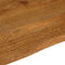 vidaXL - Tafelblad - met - natuurlijke - rand - 110x80x2,5 - cm - massief - mangohout