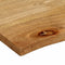 vidaXL - Tafelblad - met - natuurlijke - rand - 110x80x2,5 - cm - massief - mangohout