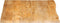 vidaXL - Tafelblad - met - natuurlijke - rand - 110x80x2,5 - cm - massief - mangohout