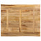 vidaXL - Tafelblad - met - natuurlijke - rand - 110x80x3,8 - cm - massief - mangohout