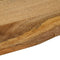 vidaXL - Tafelblad - met - natuurlijke - rand - 110x80x3,8 - cm - massief - mangohout