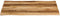 vidaXL - Tafelblad - met - natuurlijke - rand - 110x80x3,8 - cm - massief - mangohout
