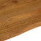 vidaXL - Tafelblad - met - natuurlijke - rand - 110x80x3,8 - cm - massief - mangohout
