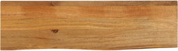 vidaXL - Tafelblad - met - natuurlijke - rand - 120x20x3,8 - cm - massief - mangohout