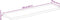 vidaXL - Tafelblad - met - natuurlijke - rand - 120x20x3,8 - cm - massief - mangohout