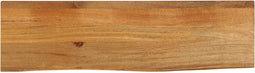 vidaXL - Tafelblad - met - natuurlijke - rand - 120x30x3,8 - cm - massief - mangohout