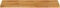 vidaXL - Tafelblad - met - natuurlijke - rand - 120x30x3,8 - cm - massief - mangohout
