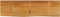 vidaXL - Tafelblad - met - natuurlijke - rand - 120x30x3,8 - cm - massief - mangohout