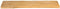 vidaXL - Tafelblad - met - natuurlijke - rand - 120x40x2,5 - cm - massief - mangohout
