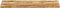 vidaXL - Tafelblad - met - natuurlijke - rand - 120x40x3,8 - cm - massief - mangohout