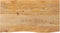 vidaXL - Tafelblad - met - natuurlijke - rand - 120x60x2,5 - cm - massief - mangohout