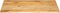 vidaXL - Tafelblad - met - natuurlijke - rand - 120x60x2,5 - cm - massief - mangohout