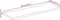 vidaXL - Tafelblad - met - natuurlijke - rand - 140x40x2,5 - cm - massief - mangohout