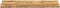 vidaXL - Tafelblad - met - natuurlijke - rand - 140x40x2,5 - cm - massief - mangohout