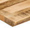 vidaXL - Tafelblad - met - natuurlijke - rand - 140x40x3,8 - cm - massief - mangohout