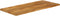 vidaXL - Tafelblad - met - natuurlijke - rand - 140x60x2,5 - cm - massief - mangohout