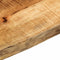 vidaXL - Tafelblad - met - natuurlijke - rand - 160x20x2,5 - cm - massief - mangohout