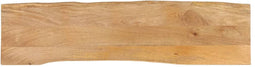vidaXL - Tafelblad - met - natuurlijke - rand - 160x40x2,5 - cm - massief - mangohout