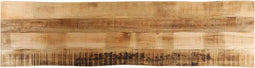 vidaXL - Tafelblad - met - natuurlijke - rand - 160x40x2,5 - cm - massief - mangohout
