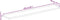 vidaXL - Tafelblad - met - natuurlijke - rand - 160x40x2,5 - cm - massief - mangohout
