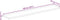 vidaXL - Tafelblad - met - natuurlijke - rand - 180x30x2,5 - cm - massief - mangohout