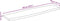 vidaXL - Tafelblad - met - natuurlijke - rand - 180x40x2,5 - cm - massief - mangohout