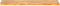 vidaXL - Tafelblad - met - natuurlijke - rand - 180x40x2,5 - cm - massief - mangohout