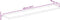 vidaXL - Tafelblad - met - natuurlijke - rand - 180x40x2,5 - cm - massief - mangohout