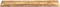 vidaXL - Tafelblad - met - natuurlijke - rand - 180x40x2,5 - cm - massief - mangohout