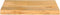 vidaXL - Tafelblad - met - natuurlijke - rand - 40x20x2,5 - cm - massief - mangohout
