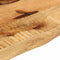 vidaXL - Tafelblad - met - natuurlijke - rand - 40x30x2,5 - cm - massief - mangohout