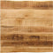 vidaXL - Tafelblad - met - natuurlijke - rand - 40x40x2,5 - cm - massief - mangohout