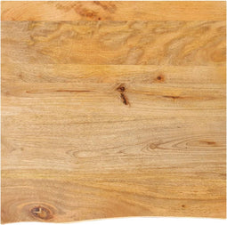vidaXL - Tafelblad - met - natuurlijke - rand - 40x40x2,5 - cm - massief - mangohout