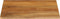 vidaXL - Tafelblad - met - natuurlijke - rand - 40x40x2,5 - cm - massief - mangohout