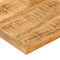 vidaXL - Tafelblad - met - natuurlijke - rand - 40x40x2,5 - cm - massief - mangohout