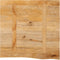 vidaXL - Tafelblad - met - natuurlijke - rand - 40x40x2,5 - cm - massief - mangohout