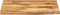 vidaXL - Tafelblad - met - natuurlijke - rand - 40x40x2,5 - cm - massief - mangohout