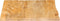 vidaXL - Tafelblad - met - natuurlijke - rand - 40x40x2,5 - cm - massief - mangohout
