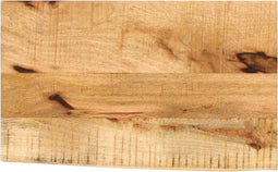 vidaXL - Tafelblad - met - natuurlijke - rand - 50x20x2,5 - cm - massief - mangohout