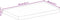 vidaXL - Tafelblad - met - natuurlijke - rand - 50x20x2,5 - cm - massief - mangohout