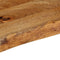 vidaXL - Tafelblad - met - natuurlijke - rand - 50x20x2,5 - cm - massief - mangohout