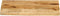 vidaXL - Tafelblad - met - natuurlijke - rand - 50x40x2,5 - cm - massief - mangohout