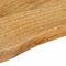 vidaXL - Tafelblad - met - natuurlijke - rand - 50x40x3,8 - cm - massief - mangohout